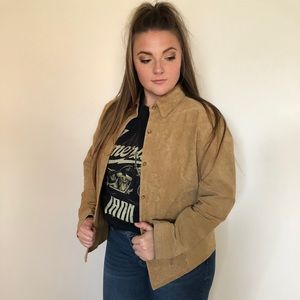 Vintage Coldwater Creek Suede shacket